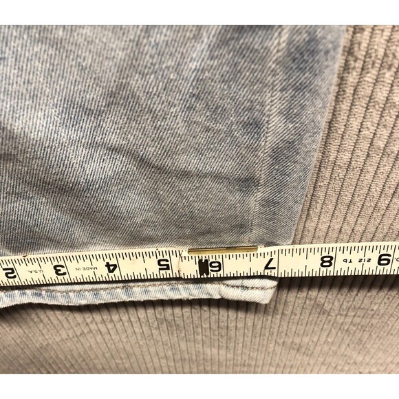American Eagle Womens Denim Jeans Size 16 Short Factory Destroyed - Picture 13 of 16